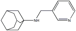 N-(pyridin-3-ylmethyl)adamantan-1-amine Struktur