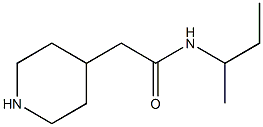 N-(sec-butyl)-2-piperidin-4-ylacetamide Struktur