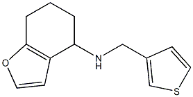 N-(thiophen-3-ylmethyl)-4,5,6,7-tetrahydro-1-benzofuran-4-amine Struktur