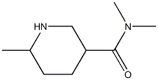 N,N,6-trimethylpiperidine-3-carboxamide Struktur