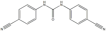 N,N'-bis(4-cyanophenyl)urea Struktur