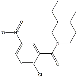 N,N-dibutyl-2-chloro-5-nitrobenzamide Struktur