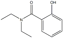 N,N-diethyl-2-hydroxybenzamide Struktur