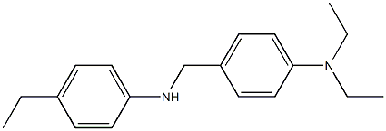 N,N-diethyl-4-{[(4-ethylphenyl)amino]methyl}aniline Struktur