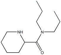 N,N-dipropylpiperidine-2-carboxamide Struktur