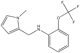 N-[(1-methyl-1H-pyrrol-2-yl)methyl]-2-(trifluoromethoxy)aniline Struktur