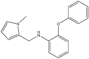 N-[(1-methyl-1H-pyrrol-2-yl)methyl]-2-phenoxyaniline Struktur