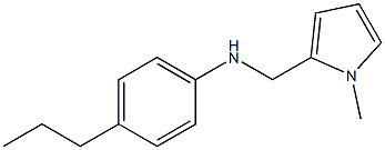 N-[(1-methyl-1H-pyrrol-2-yl)methyl]-4-propylaniline Struktur