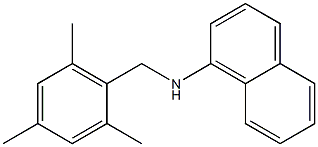 N-[(2,4,6-trimethylphenyl)methyl]naphthalen-1-amine Struktur