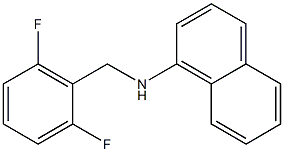 N-[(2,6-difluorophenyl)methyl]naphthalen-1-amine Struktur