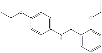 N-[(2-ethoxyphenyl)methyl]-4-(propan-2-yloxy)aniline Struktur