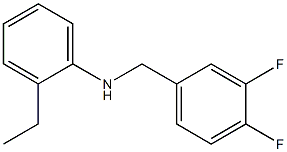 N-[(3,4-difluorophenyl)methyl]-2-ethylaniline Struktur