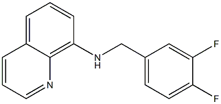 N-[(3,4-difluorophenyl)methyl]quinolin-8-amine Struktur