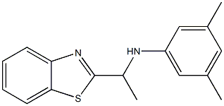 N-[1-(1,3-benzothiazol-2-yl)ethyl]-3,5-dimethylaniline Struktur