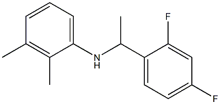 N-[1-(2,4-difluorophenyl)ethyl]-2,3-dimethylaniline Struktur