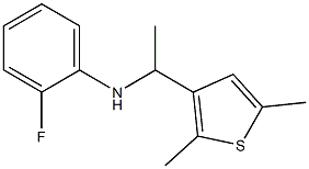 N-[1-(2,5-dimethylthiophen-3-yl)ethyl]-2-fluoroaniline Struktur