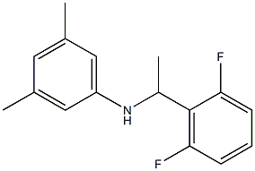 N-[1-(2,6-difluorophenyl)ethyl]-3,5-dimethylaniline Struktur