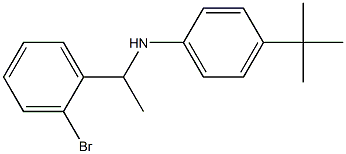 N-[1-(2-bromophenyl)ethyl]-4-tert-butylaniline Struktur