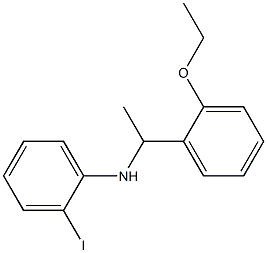 N-[1-(2-ethoxyphenyl)ethyl]-2-iodoaniline Struktur