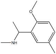 N-[1-(2-methoxy-5-methylphenyl)ethyl]-N-methylamine Struktur