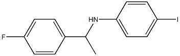 N-[1-(4-fluorophenyl)ethyl]-4-iodoaniline Struktur