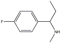 N-[1-(4-fluorophenyl)propyl]-N-methylamine Struktur