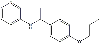 N-[1-(4-propoxyphenyl)ethyl]pyridin-3-amine Struktur