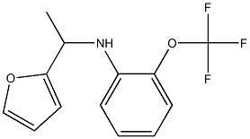 N-[1-(furan-2-yl)ethyl]-2-(trifluoromethoxy)aniline Struktur