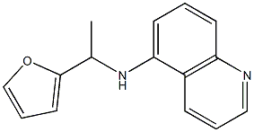 N-[1-(furan-2-yl)ethyl]quinolin-5-amine Struktur