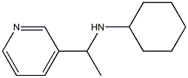 N-[1-(pyridin-3-yl)ethyl]cyclohexanamine Struktur