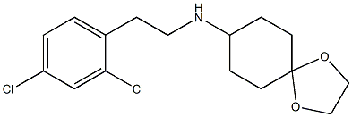 N-[2-(2,4-dichlorophenyl)ethyl]-1,4-dioxaspiro[4.5]decan-8-amine Struktur