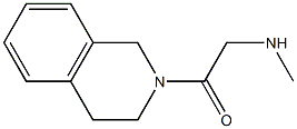 N-[2-(3,4-dihydroisoquinolin-2(1H)-yl)-2-oxoethyl]-N-methylamine Struktur