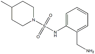 N-[2-(aminomethyl)phenyl]-4-methylpiperidine-1-sulfonamide Struktur