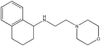 N-[2-(morpholin-4-yl)ethyl]-1,2,3,4-tetrahydronaphthalen-1-amine Struktur