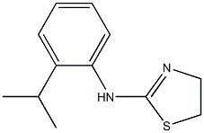 N-[2-(propan-2-yl)phenyl]-4,5-dihydro-1,3-thiazol-2-amine Struktur