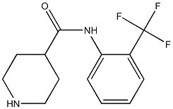 N-[2-(trifluoromethyl)phenyl]piperidine-4-carboxamide Struktur