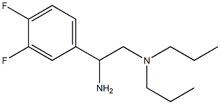 N-[2-amino-2-(3,4-difluorophenyl)ethyl]-N,N-dipropylamine Struktur