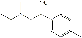 N-[2-amino-2-(4-methylphenyl)ethyl]-N-isopropyl-N-methylamine Struktur