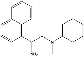 N-[2-amino-2-(naphthalen-1-yl)ethyl]-N-methylcyclohexanamine Struktur