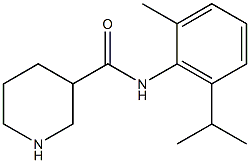 N-[2-methyl-6-(propan-2-yl)phenyl]piperidine-3-carboxamide Struktur