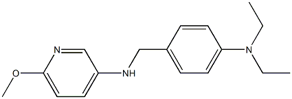 N-{[4-(diethylamino)phenyl]methyl}-6-methoxypyridin-3-amine Struktur