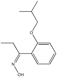 N-{1-[2-(2-methylpropoxy)phenyl]propylidene}hydroxylamine Struktur