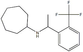 N-{1-[2-(trifluoromethyl)phenyl]ethyl}cycloheptanamine Struktur