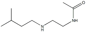 N-{2-[(3-methylbutyl)amino]ethyl}acetamide Structure