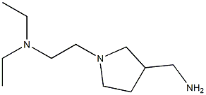 N-{2-[3-(aminomethyl)pyrrolidin-1-yl]ethyl}-N,N-diethylamine Struktur