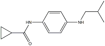 N-{4-[(2-methylpropyl)amino]phenyl}cyclopropanecarboxamide Struktur