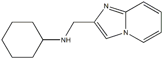 N-{imidazo[1,2-a]pyridin-2-ylmethyl}cyclohexanamine Struktur