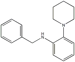 N-benzyl-2-(piperidin-1-yl)aniline Struktur