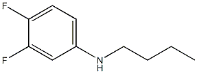 N-butyl-3,4-difluoroaniline Struktur