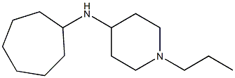 N-cycloheptyl-1-propylpiperidin-4-amine Struktur